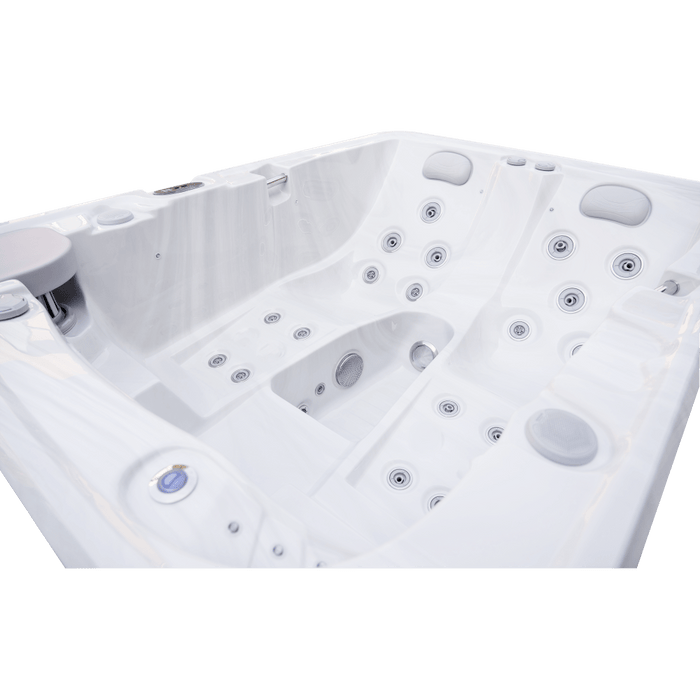 Luxury Spas Largo 3-Person 120V/240V Hybrid Plug N Play Hot Tub - West Coast Saunas - WS-002 PP