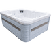 Luxury Spas Largo 3-Person 120V/240V Hybrid Plug N Play Hot Tub - West Coast Saunas - WS-002 PP
