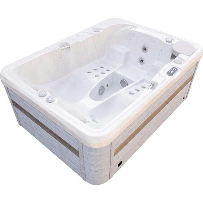 Luxury Spas Largo 3-Person 120V/240V Hybrid Plug N Play Hot Tub - West Coast Saunas - WS-002 PP
