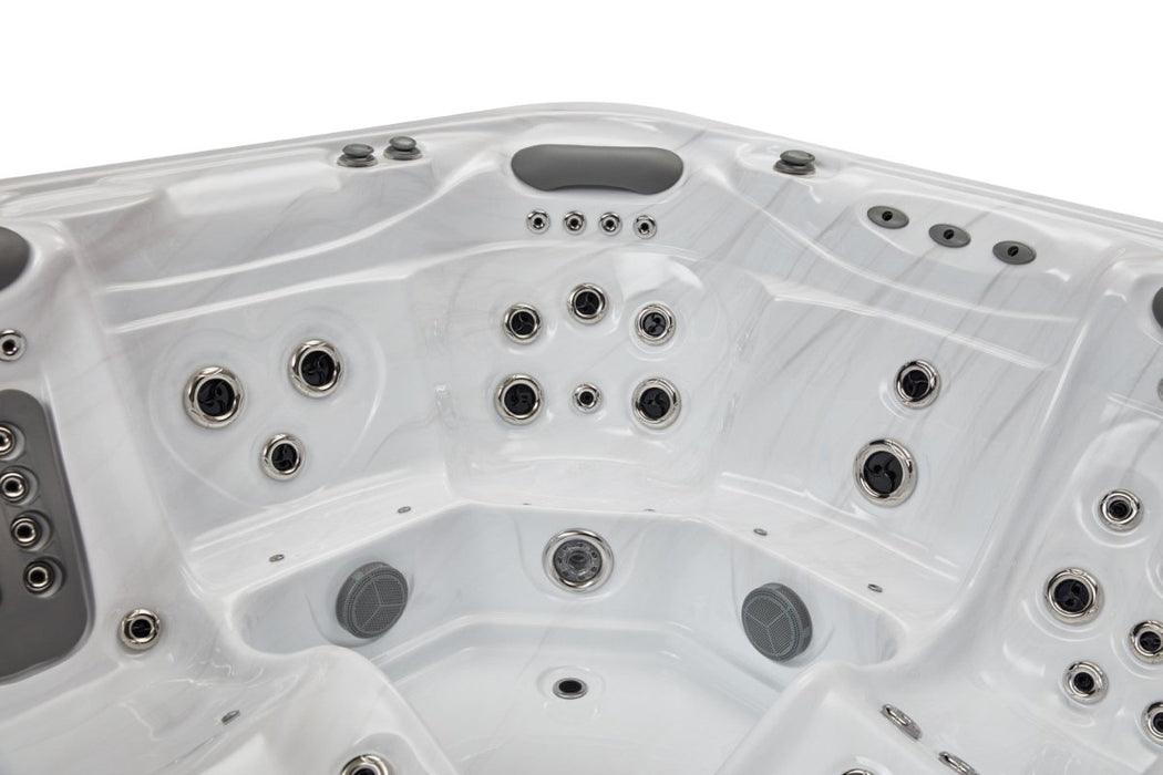 Luxury Spas Social 5 Person Hot Tub - West Coast Saunas - WS - 297