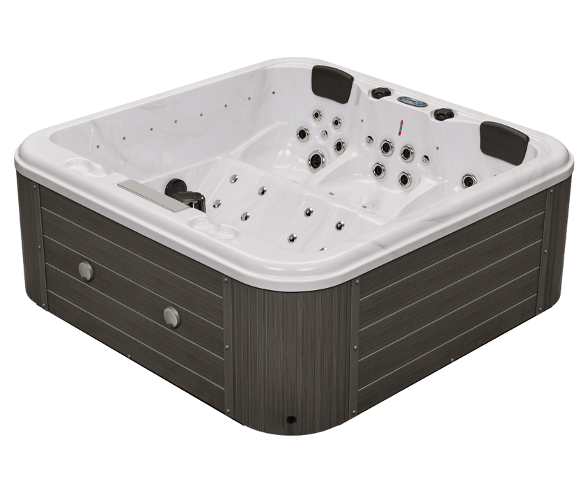 Luxury Spas Social 5 Person Hot Tub - West Coast Saunas - WS - 297