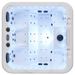 Luxury Spas Social 5 Person Hot Tub - West Coast Saunas - WS - 297