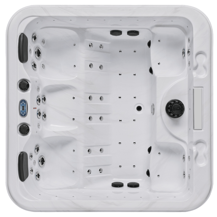 Luxury Spas Social 5 Person Hot Tub - West Coast Saunas - WS - 297