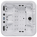 Luxury Spas Social 5 Person Hot Tub - West Coast Saunas - WS - 297