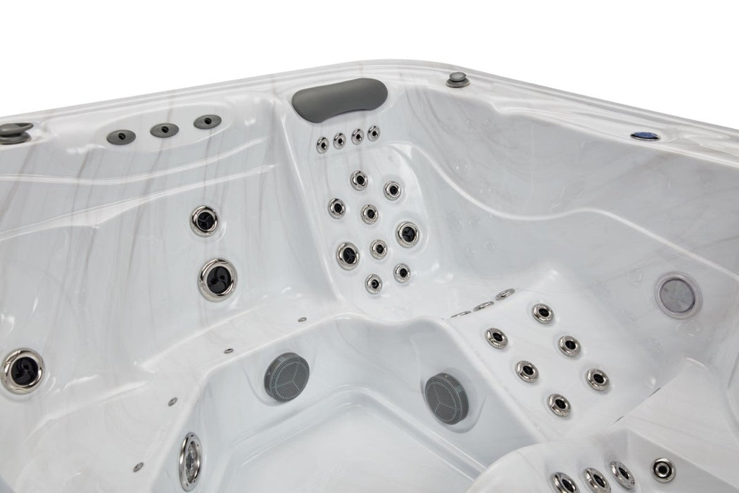 Luxury Spas Social 5 Person Hot Tub - West Coast Saunas - WS - 297