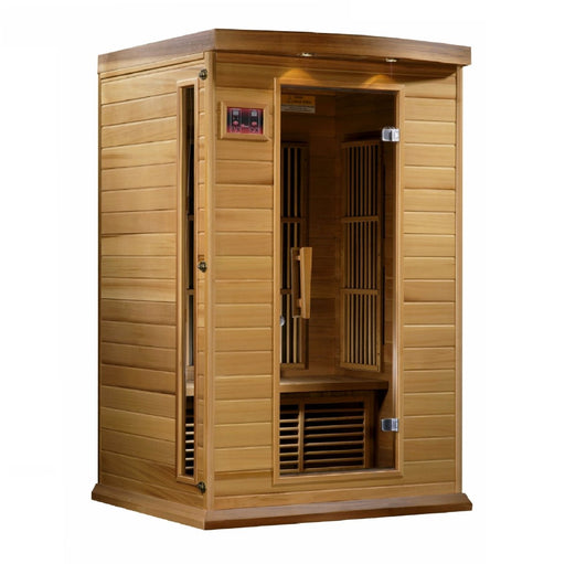 Maxxus 2-Person Low EMF FAR Infrared Dry Sauna in Canadian Red Cedar - West Coast Saunas - MX-K206-01 CED