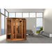 Maxxus 3-Person Corner Full Spectrum Near Zero EMF FAR Infrared Cedar Sauna - West Coast Saunas - MX-M356-01-FS CED