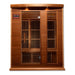 Maxxus 3-Person Low EMF FAR Infrared Dry Sauna in Canadian Red Cedar - West Coast Saunas - MX-K306-01 CED