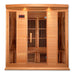 Maxxus 4-Person Low EMF FAR Infrared Dry Sauna in Canadian Hemlock - West Coast Saunas - MX-K406-01