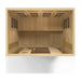 Maxxus 4-Person Low EMF FAR Infrared Dry Sauna in Canadian Hemlock - West Coast Saunas - MX-K406-01