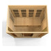 Maxxus 4-Person Low EMF FAR Infrared Dry Sauna in Canadian Hemlock - West Coast Saunas - MX-K406-01