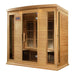 Maxxus 4-Person Low EMF FAR Infrared Sauna in Canadian Red Cedar - West Coast Saunas - MX-K406-01 CED
