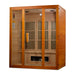Maxxus "Alpine" 3-Person Corner Low EMF FAR Infrared Dry Sauna in Canadian Hemlock - West Coast Saunas - MX-J306-02S