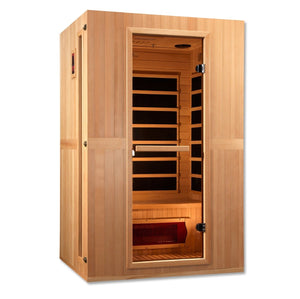 Maxxus "Serenity" 2-Person Low EMF FAR Infrared Sauna in Canadian Hemlock - West Coast Saunas - MX-LS2-01