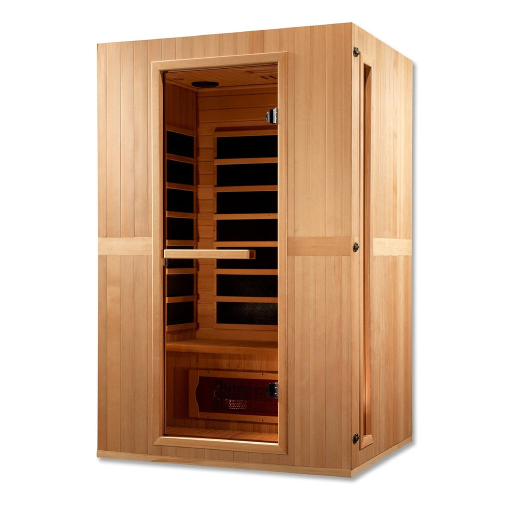 Maxxus "Serenity" 2-Person Low EMF FAR Infrared Sauna in Canadian Hemlock - West Coast Saunas - MX-LS2-01