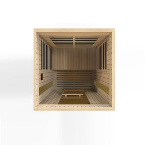 Maxxus "Serenity" 2-Person Low EMF FAR Infrared Sauna in Canadian Hemlock - West Coast Saunas - MX-LS2-01