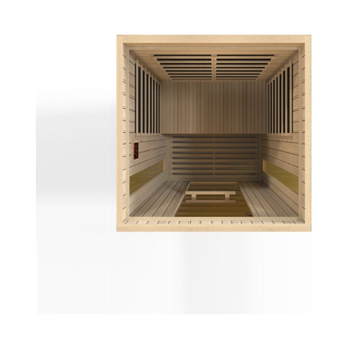 Maxxus "Serenity" 2-Person Low EMF FAR Infrared Sauna in Canadian Hemlock - West Coast Saunas - MX-LS2-01