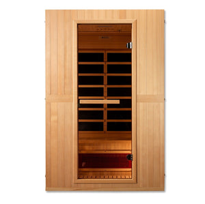 Maxxus "Serenity" 2-Person Low EMF FAR Infrared Sauna in Canadian Hemlock - West Coast Saunas - MX-LS2-01