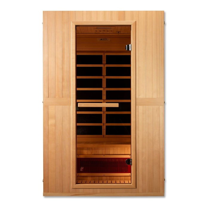 Maxxus "Serenity" 2-Person Low EMF FAR Infrared Sauna in Canadian Hemlock - West Coast Saunas - MX-LS2-01