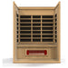 Maxxus "Trinity" 3-Person Corner Low EMF FAR Infrared Sauna in Canadian Hemlock - West Coast Saunas - MX-LS3-01