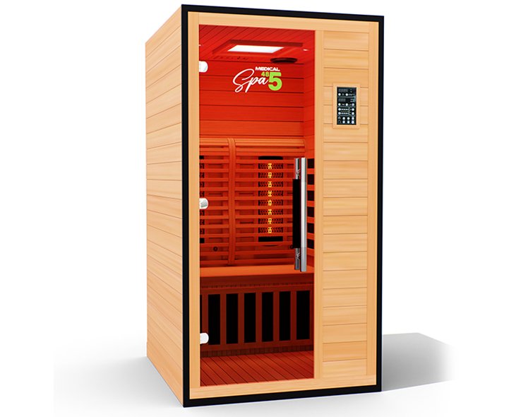 Medical Saunas Commercial 1 Person MD Approved Infrared Dry Sauna - West Coast Saunas - ms-medical-com-485