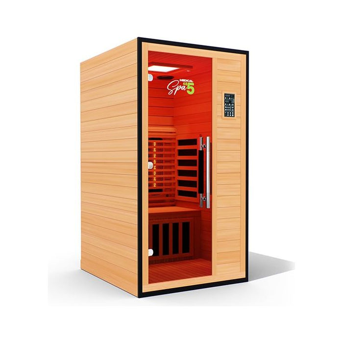 Medical Saunas Commercial 1 Person MD Approved Infrared Dry Sauna - West Coast Saunas - ms-medical-com-485