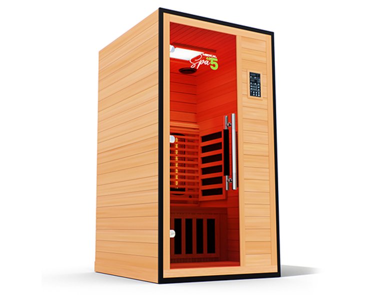 Medical Saunas Commercial 1 Person MD Approved Infrared Dry Sauna - West Coast Saunas - ms-medical-com-485