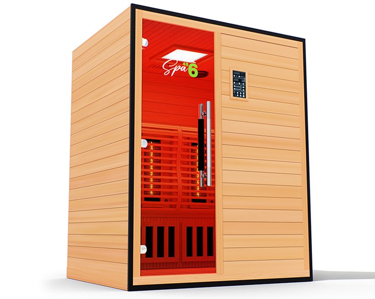 Medical Saunas Commercial 2 Person MD Approved Infrared Dry Sauna - West Coast Saunas - ms-medical-com-486