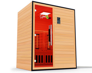 Medical Saunas Commercial 2 Person MD Approved Infrared Dry Sauna - West Coast Saunas - ms-medical-com-486