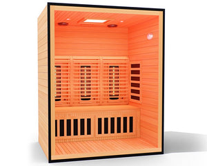 Medical Saunas Commercial 2 Person MD Approved Infrared Dry Sauna - West Coast Saunas - ms-medical-com-486