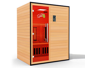 Medical Saunas Commercial 2 Person MD Approved Infrared Dry Sauna - West Coast Saunas - ms-medical-com-486