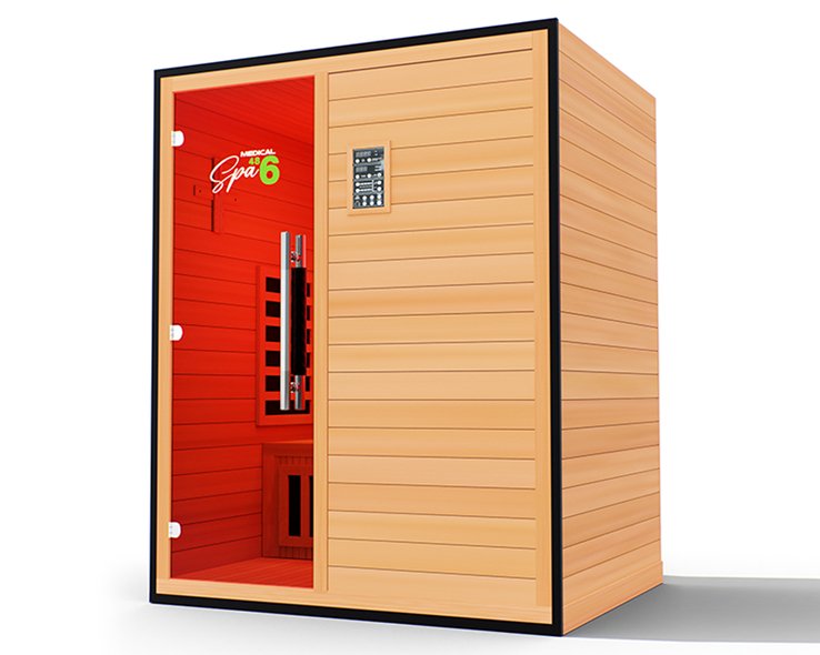 Medical Saunas Commercial 2 Person MD Approved Infrared Dry Sauna - West Coast Saunas - ms-medical-com-486