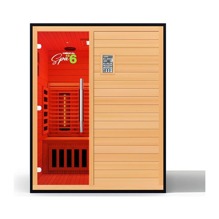 Medical Saunas Commercial 2 Person MD Approved Infrared Dry Sauna - West Coast Saunas - ms-medical-com-486