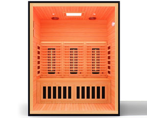 Medical Saunas Commercial 2 Person MD Approved Infrared Dry Sauna - West Coast Saunas - ms-medical-com-486