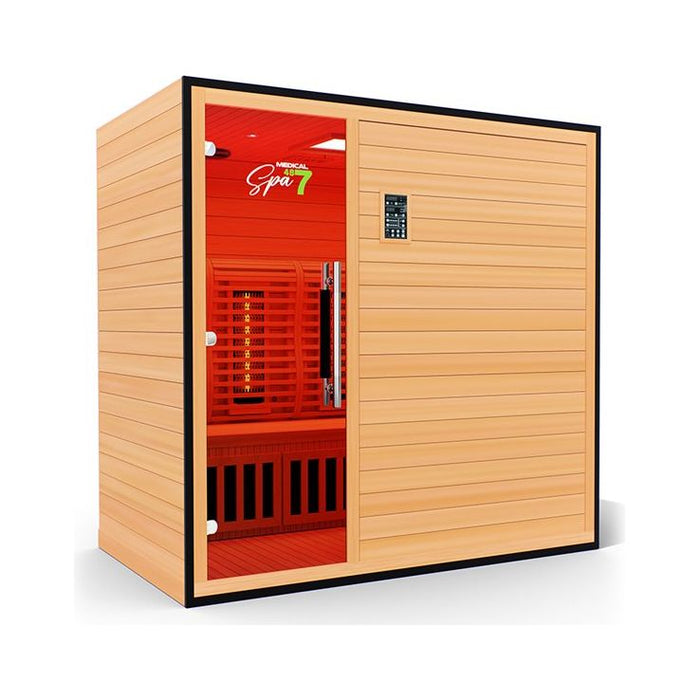 Medical Saunas Commercial 3 Person Doctor Approved Infrared Dry Sauna - West Coast Saunas - ms-medical-com-487