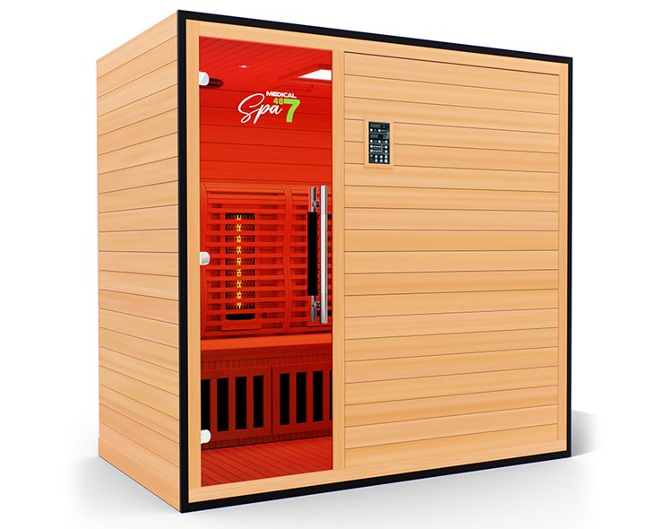 Medical Saunas Commercial 3 Person Doctor Approved Infrared Dry Sauna - West Coast Saunas - ms-medical-com-487
