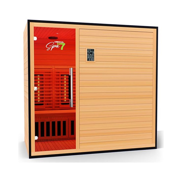 Medical Saunas Commercial 3 Person Doctor Approved Infrared Dry Sauna - West Coast Saunas - ms-medical-com-487