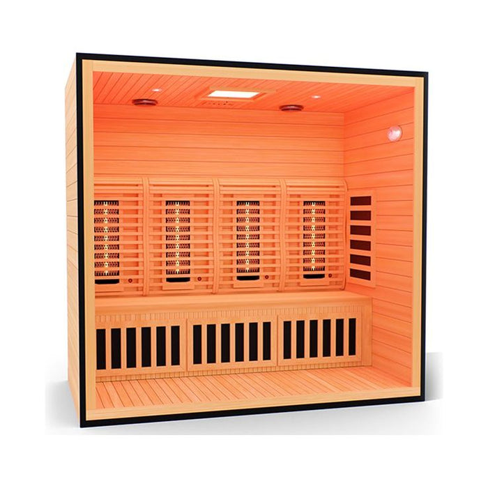 Medical Saunas Commercial 3 Person Doctor Approved Infrared Dry Sauna - West Coast Saunas - ms-medical-com-487