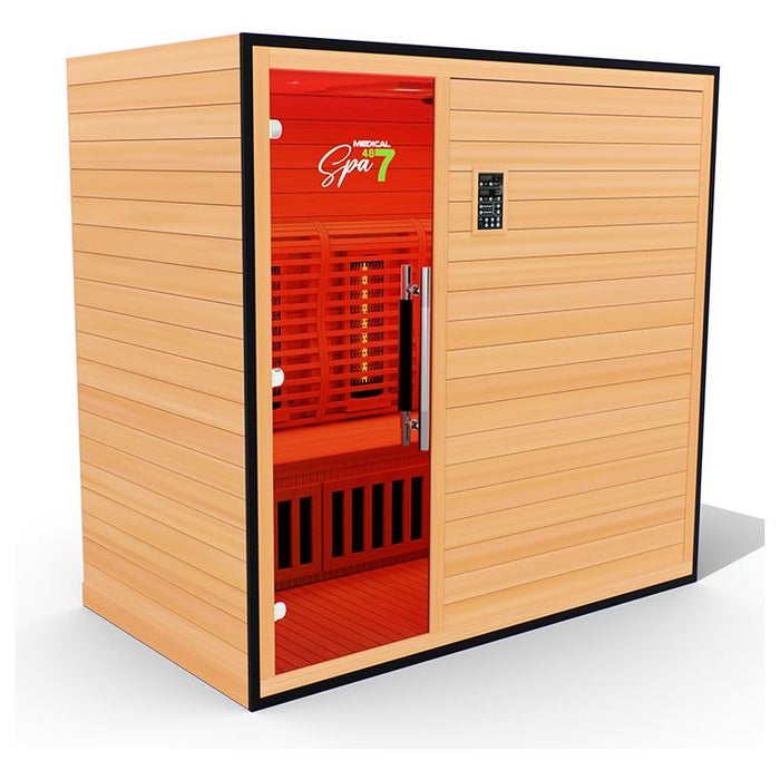 Medical Saunas Commercial 3 Person Doctor Approved Infrared Dry Sauna - West Coast Saunas - ms-medical-com-487