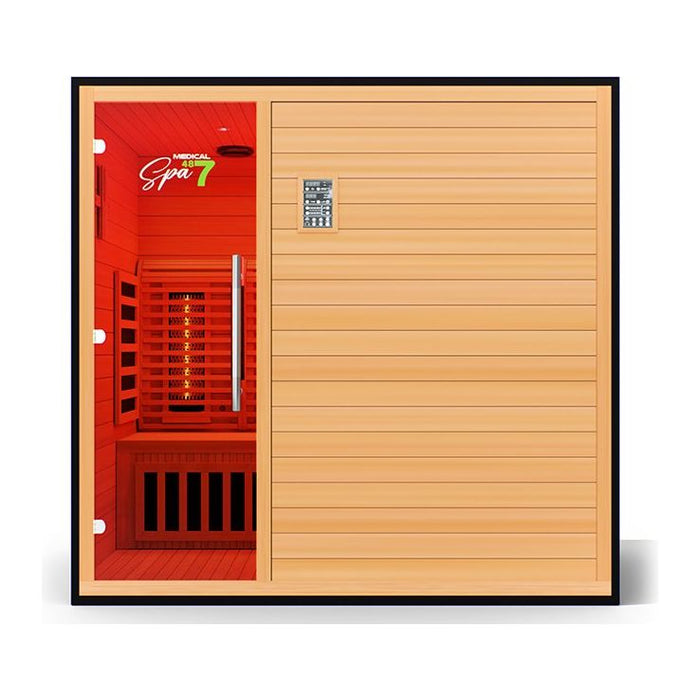 Medical Saunas Commercial 3 Person Doctor Approved Infrared Dry Sauna - West Coast Saunas - ms-medical-com-487