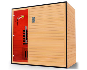 Medical Saunas Commercial 3 Person Doctor Approved Infrared Dry Sauna - West Coast Saunas - ms-medical-com-487