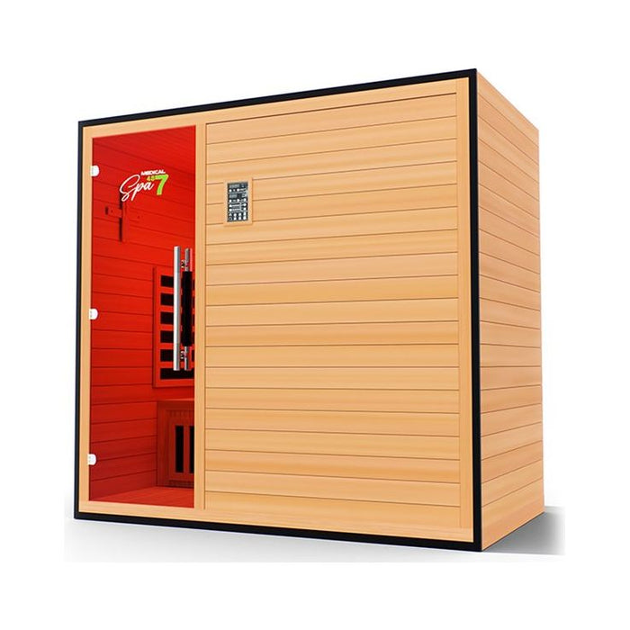 Medical Saunas Commercial 3 Person Doctor Approved Infrared Dry Sauna - West Coast Saunas - ms-medical-com-487