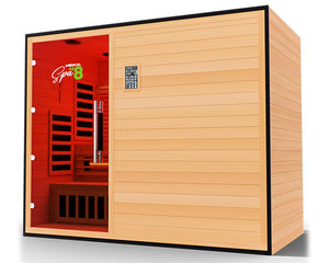 Medical Saunas Commercial 5 Person Doctor Approved Infrared Dry Sauna - West Coast Saunas - ms-medical-com-488