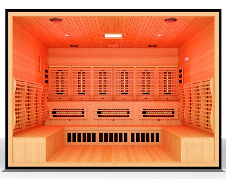 Medical Saunas Commercial 9 Person Doctor Approved Infrared Dry Sauna - West Coast Saunas - ms-medical-com-489