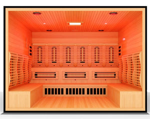 Medical Saunas Commercial 9 Person Doctor Approved Infrared Dry Sauna - West Coast Saunas - ms-medical-com-489