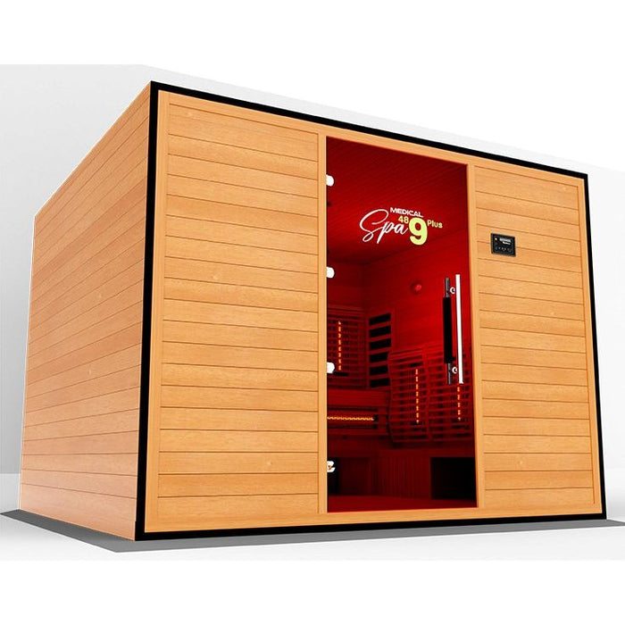 Medical Saunas Commercial 9 Person Doctor Approved Infrared Dry Sauna - West Coast Saunas - ms-medical-com-489