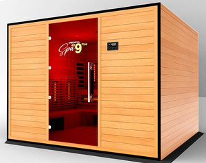 Medical Saunas Commercial 9 Person Doctor Approved Infrared Dry Sauna - West Coast Saunas - ms-medical-com-489