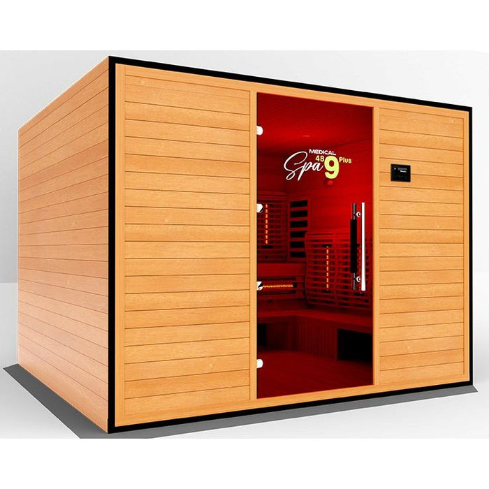 Medical Saunas Commercial 9 Person Doctor Approved Infrared Dry Sauna - West Coast Saunas - ms-medical-com-489