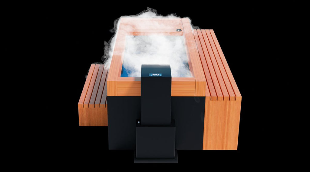 Medical Saunas Frozen 9 Commercial Heavy Duty Cold Plunge w/Steam Generator - West Coast Saunas - ms-fp9-com