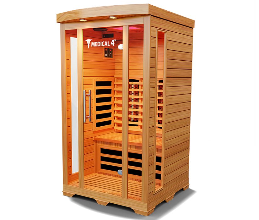 Medical Saunas Medical 4 2-Person Indoor Infrared Dry Sauna - West Coast Saunas - ms-medical-4